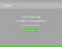 Tablet Screenshot of panib.org.br